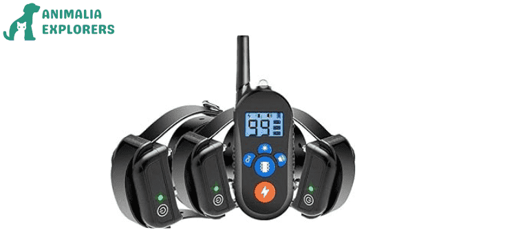 Yunle Dog Training Collar with Remote for 3 Dogs, Rechargeable IP7 Class Waterproof Dog Shock Collar